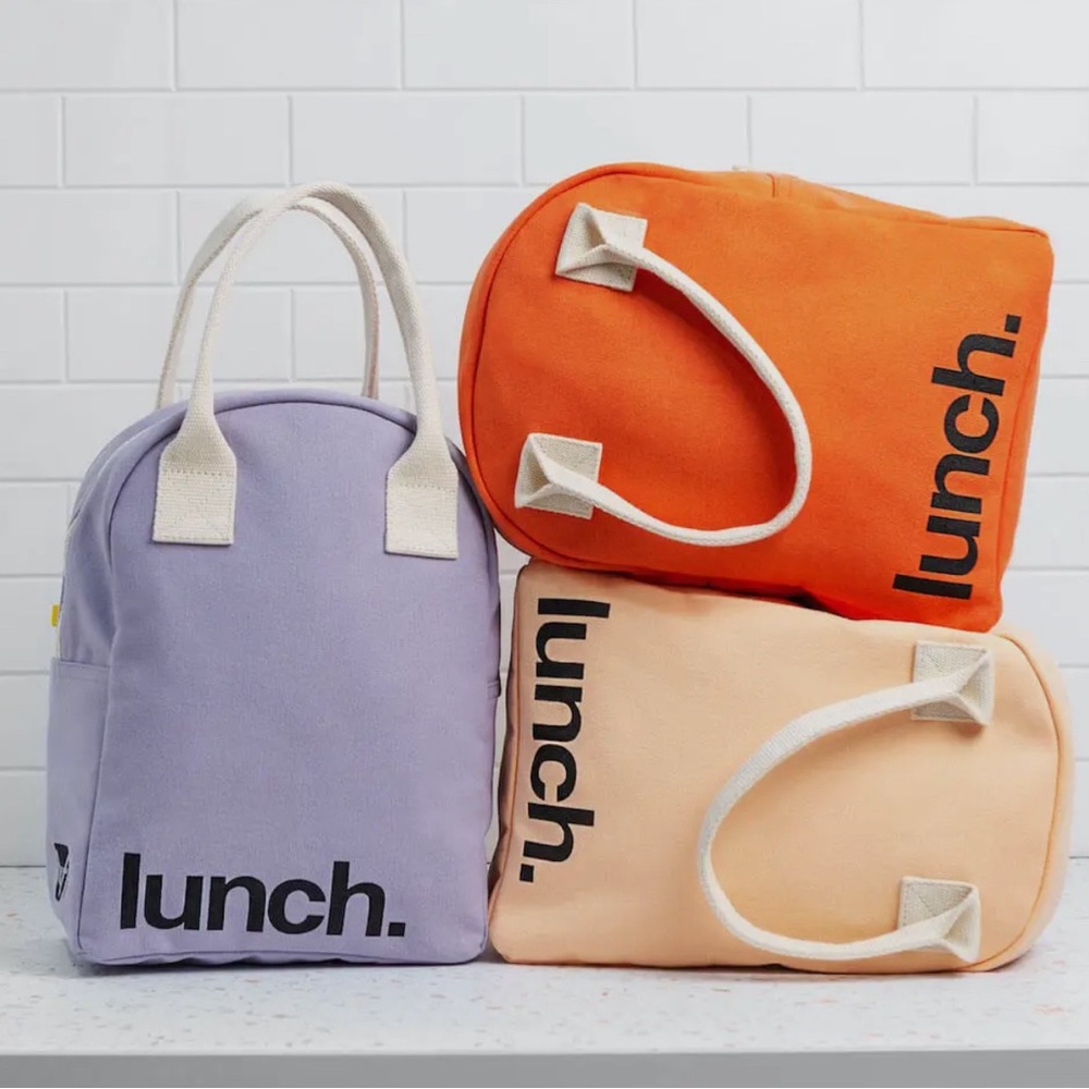 Sunny Peach Lunch Bag - Picture 3 of 8
